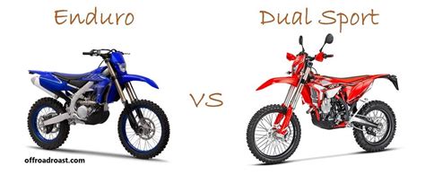 enduro vs dual sport motorcycles.
